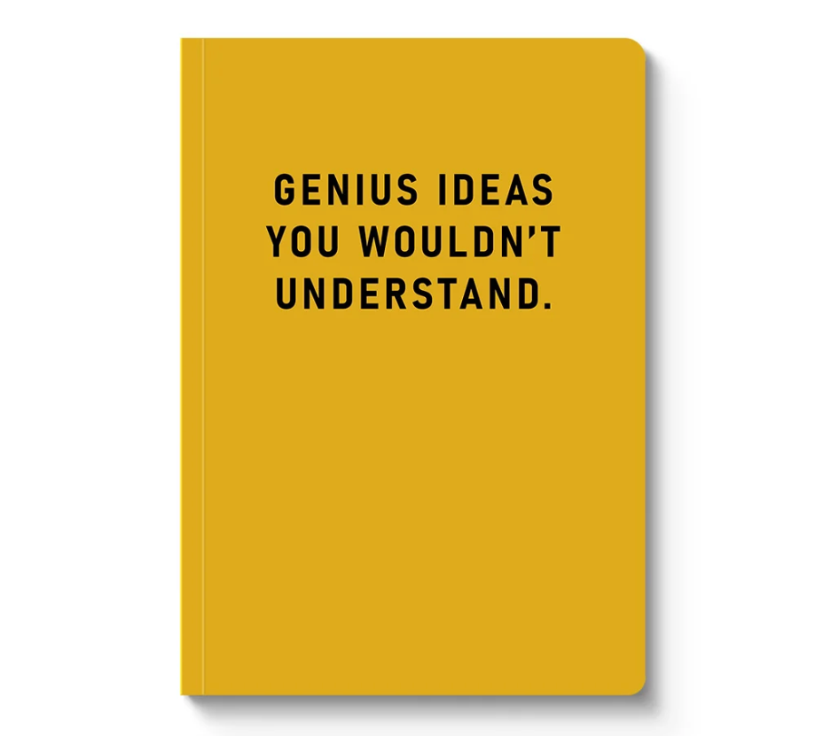 Genius Ideas, Paperback Notebook (A5)