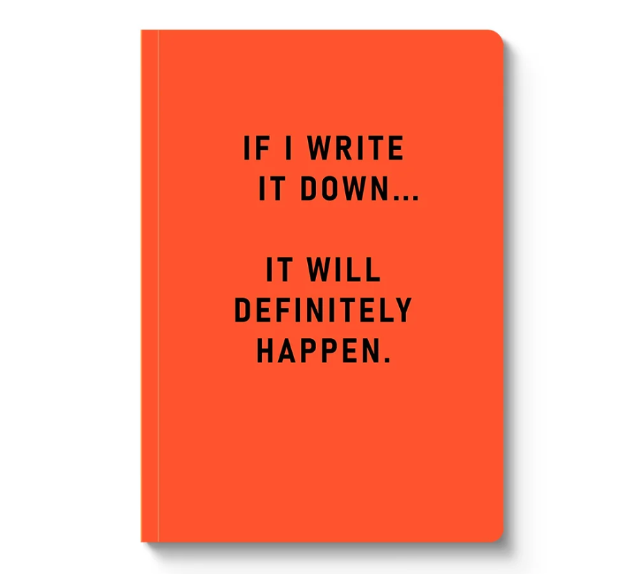 If I Write It Down, Paperback Notebook (A5)
