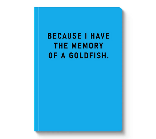 Memory of a Goldfish, Paperback Notebook (A5)