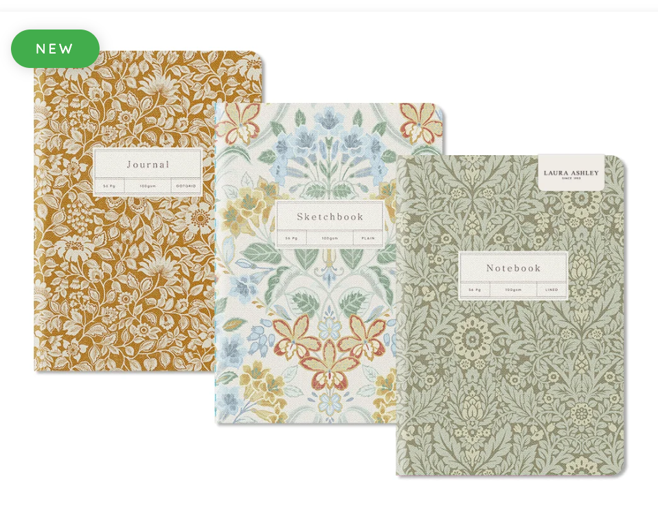 Delamore, 3 Stitched Notebook Set (B6)