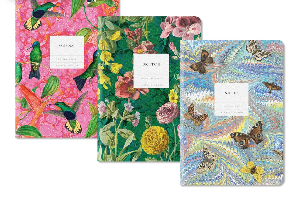 Marble Kingdom, 3 Stitched Notebook Set (B6)