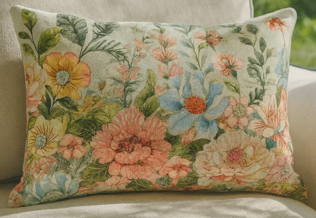 Rim Summer Blue Cushion
