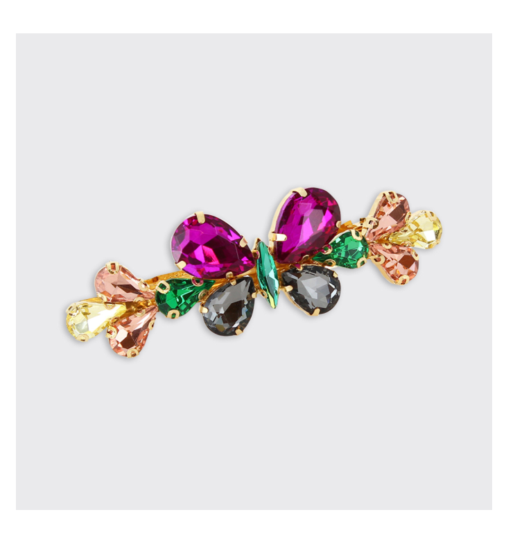 Cherry, Butterfly Jewel Hair Clip
