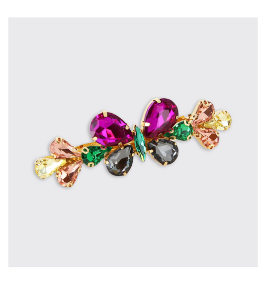 Cherry, Butterfly Jewel Hair Clip