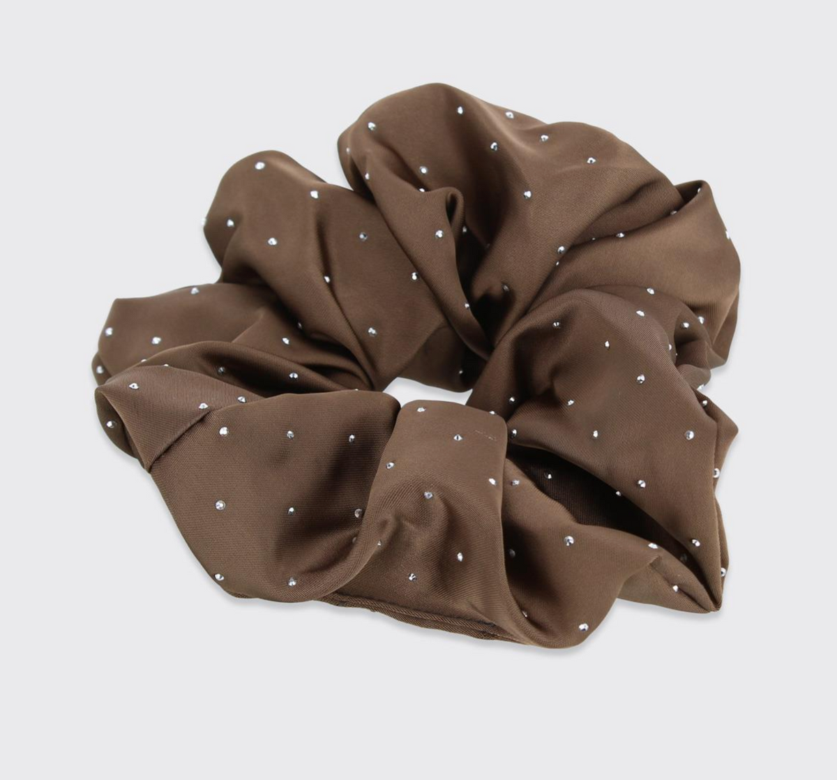 Mocha Diamante Scrunchie