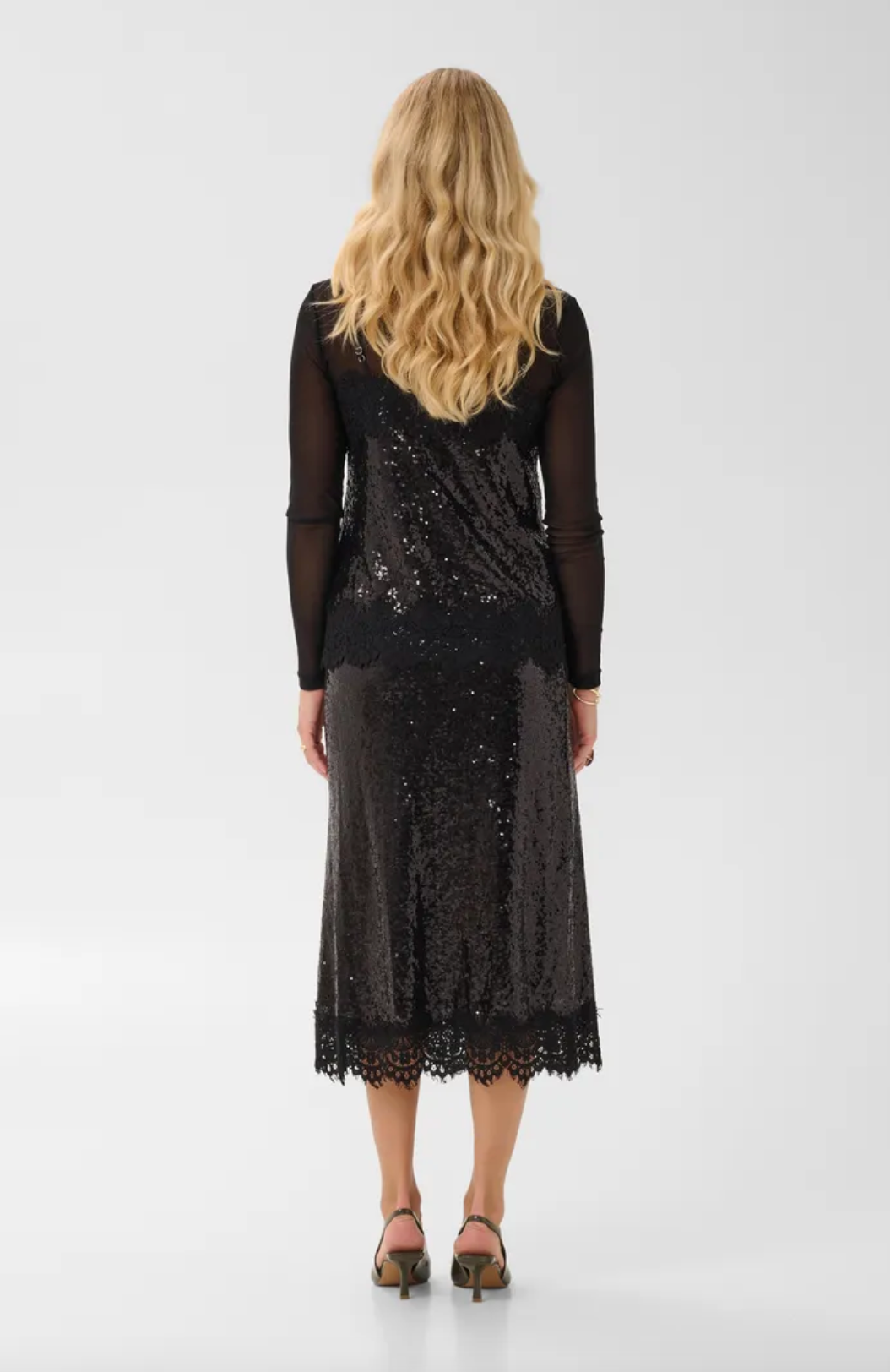 Black, Freya Sequin Top