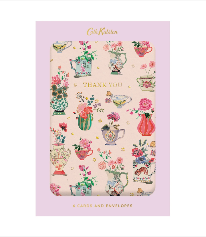 Vases, Thank You Cards (Pack of 6)