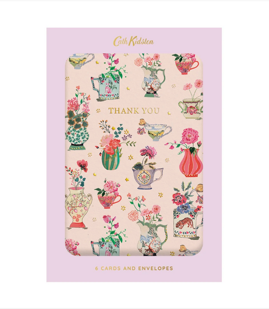 Vases, Thank You Cards (Pack of 6)