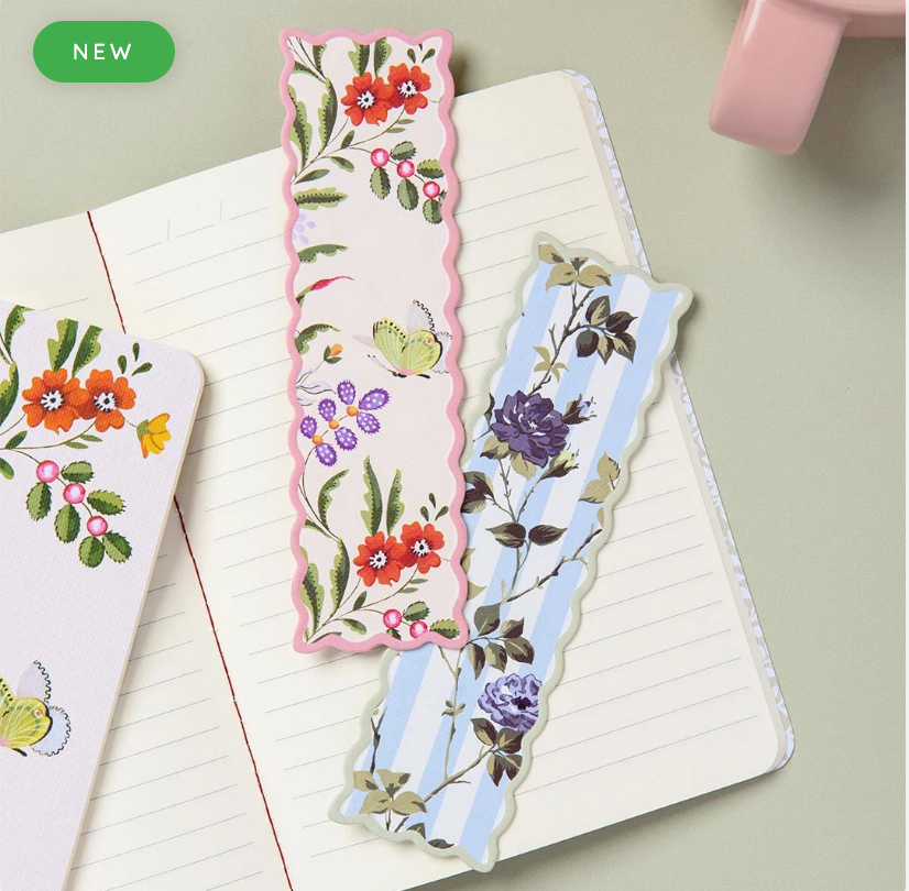 Butterfly Floral Bookmark