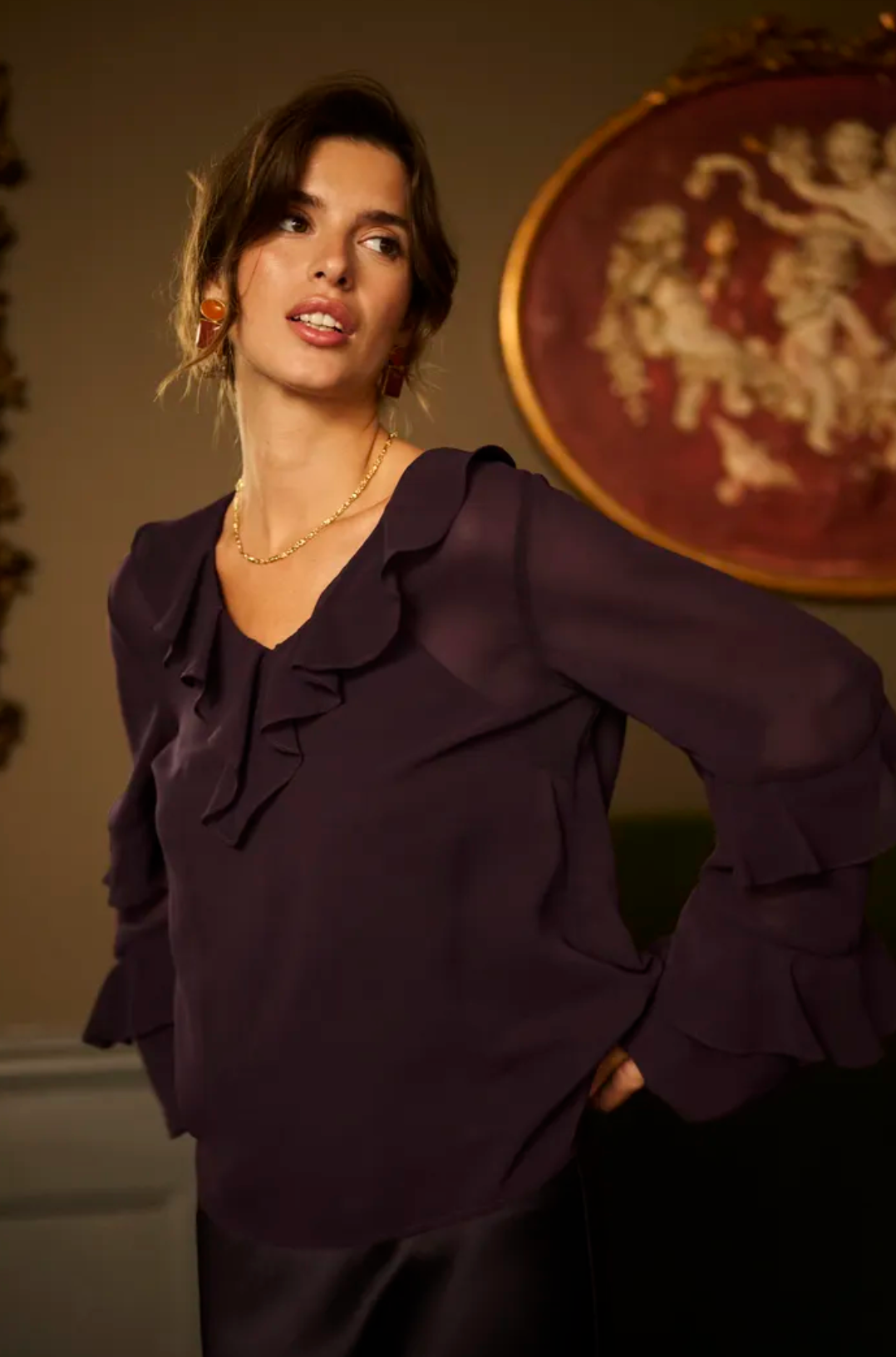 Plum Francy Blouse