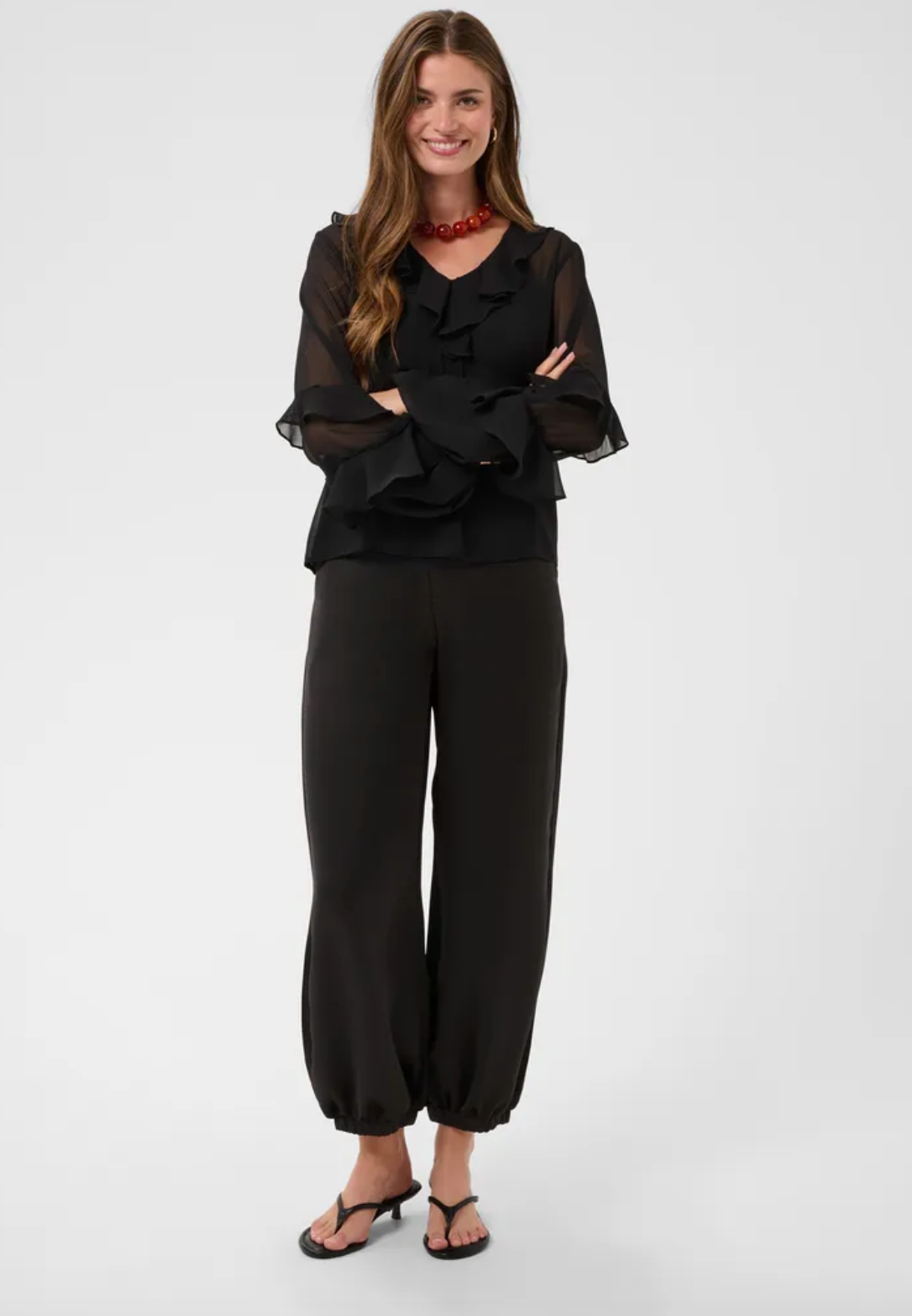 Black Francy Blouse