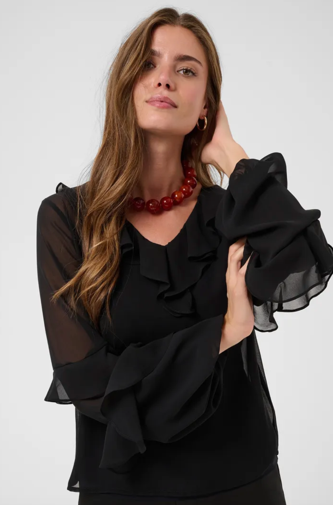 Black Francy Blouse