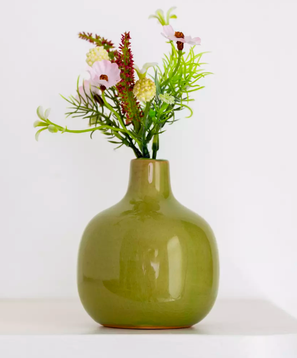 Stem Vase Apple Green