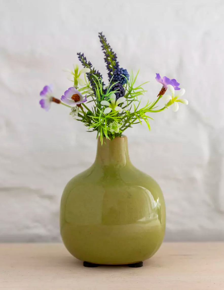 Stem Vase Apple Green