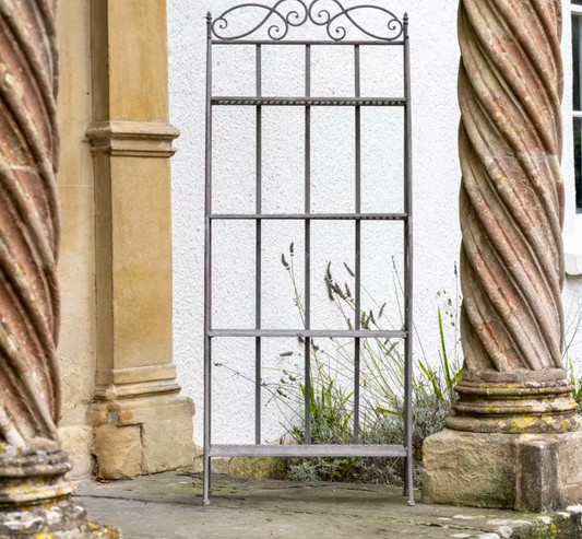 Ornate Metal Shelving