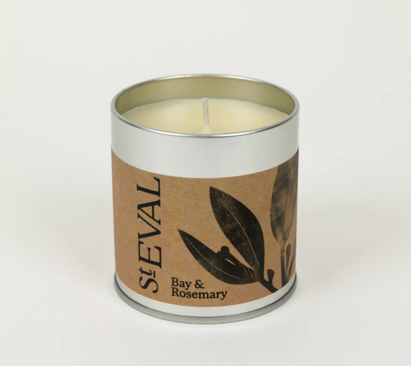 St Eval Scented Tin Candle - Bay & Rosemary