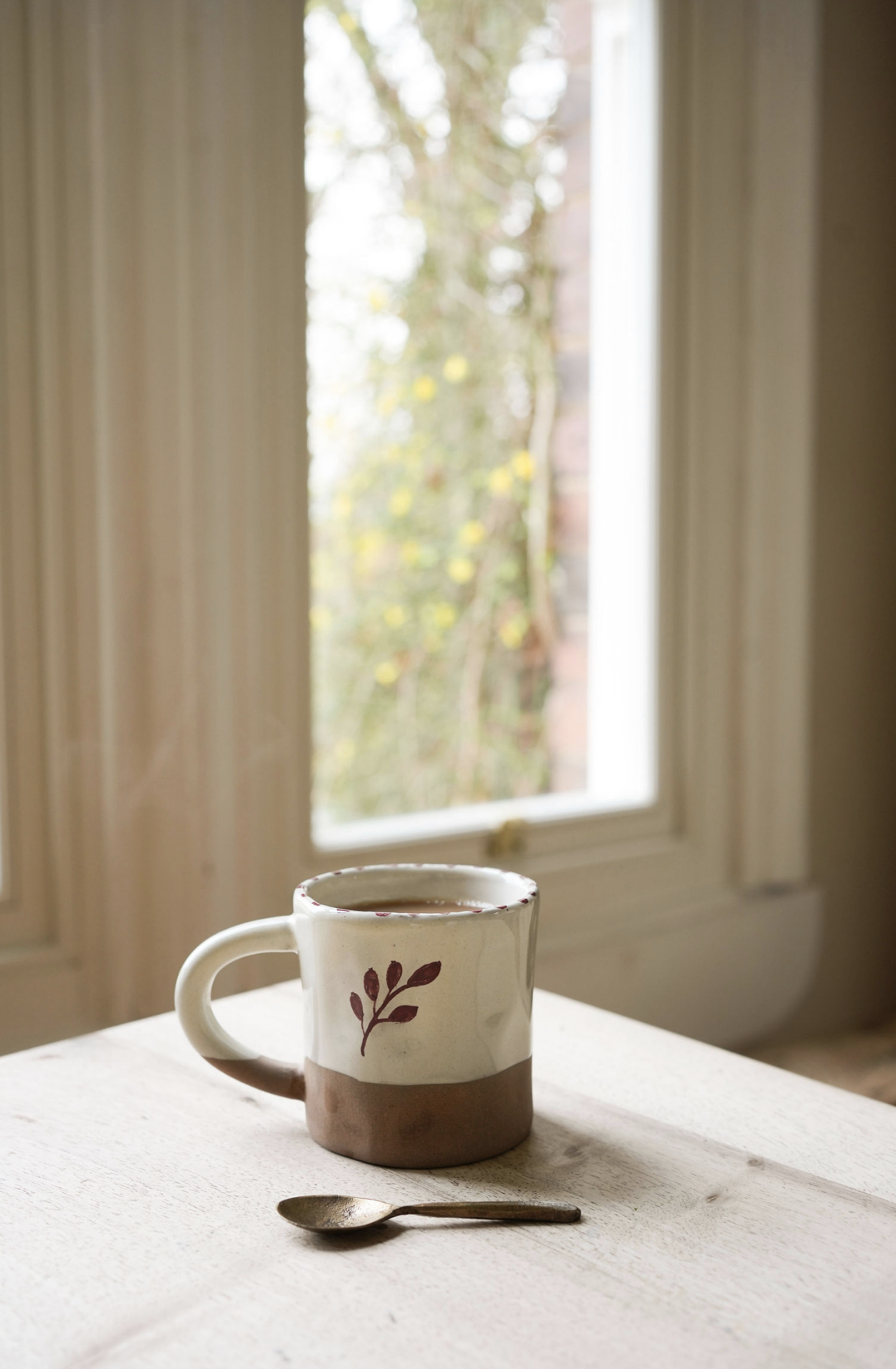 Hand Painted Botanic Mug - Brick
