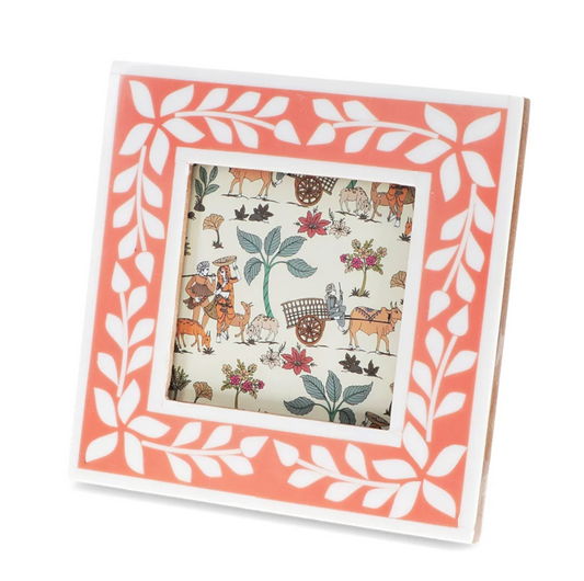 Pink Square Picture Frame