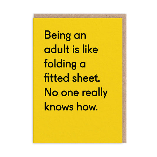 Being an Adult ...