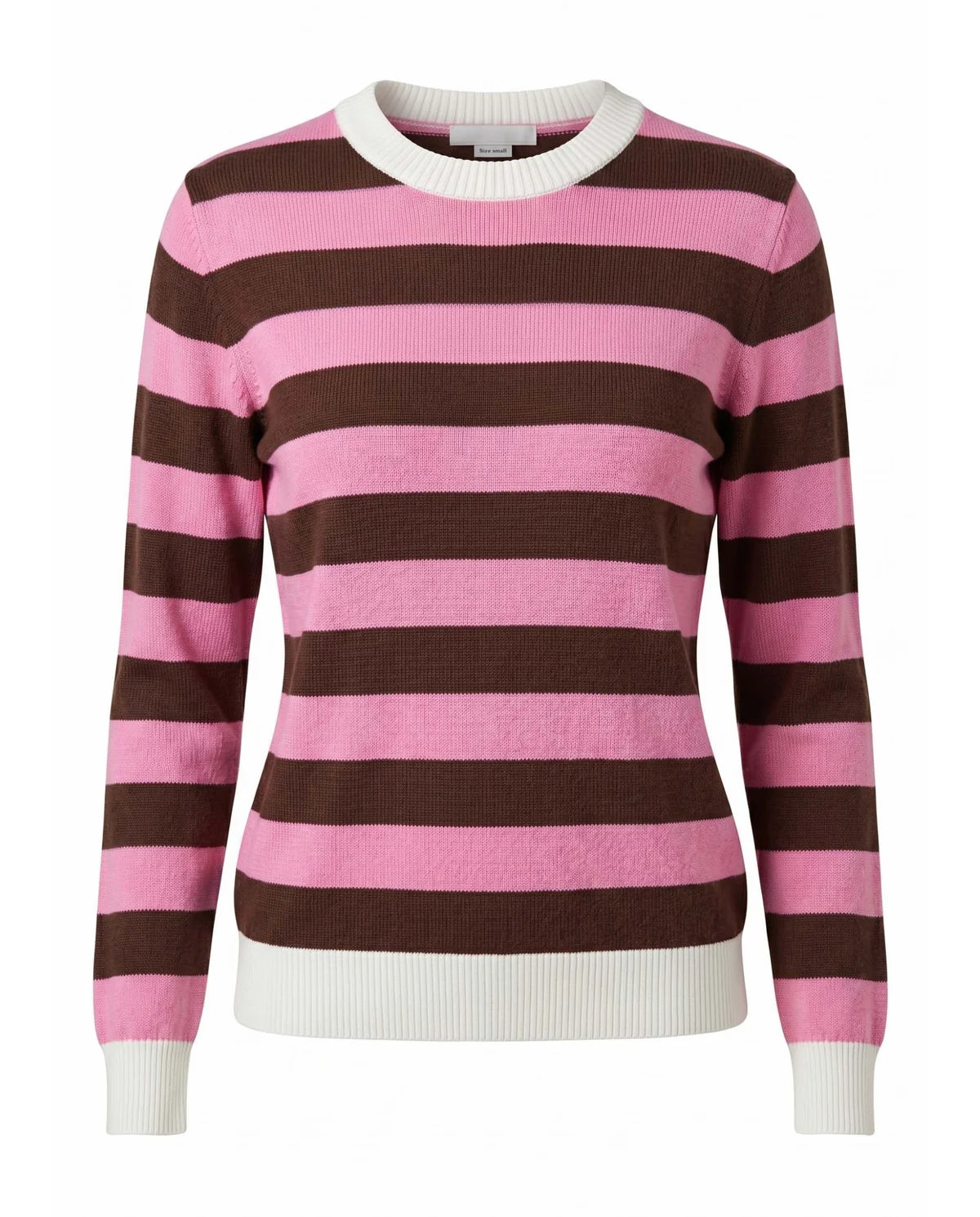 Etta Pullover, Pink/Chocolate