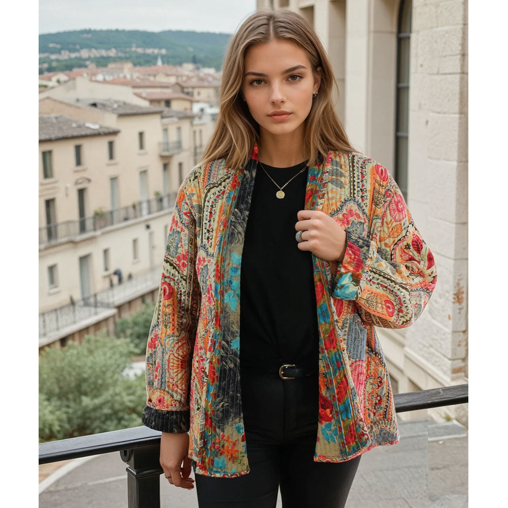 Saanvi, Quilted Reversible Jacket