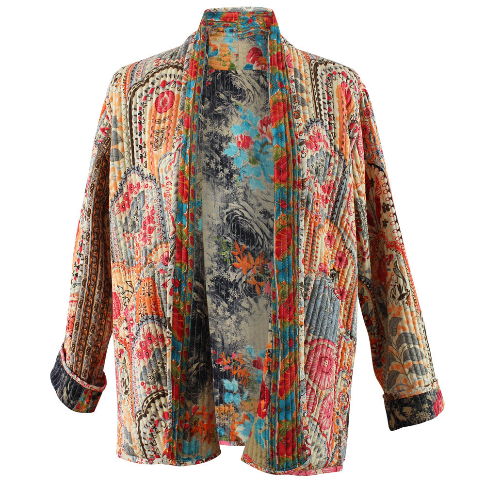 Saanvi, Quilted Reversible Jacket
