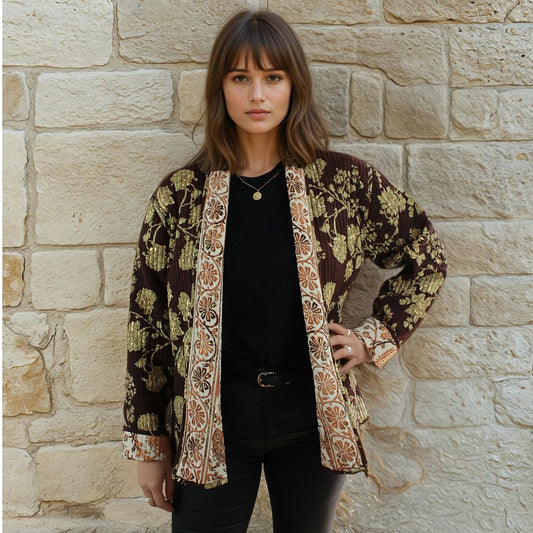 Ishani, Quilted Reversible Jacket