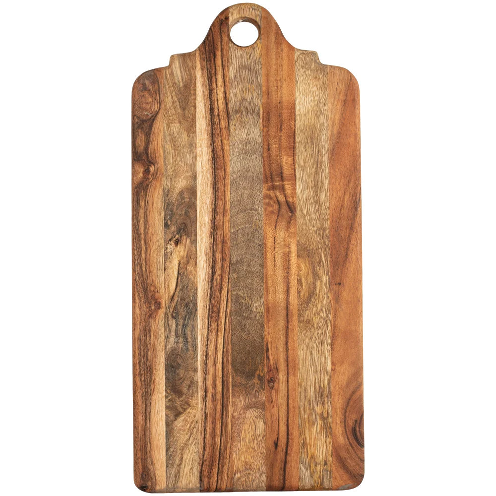 Acacia & Mango Striped Chopping Board