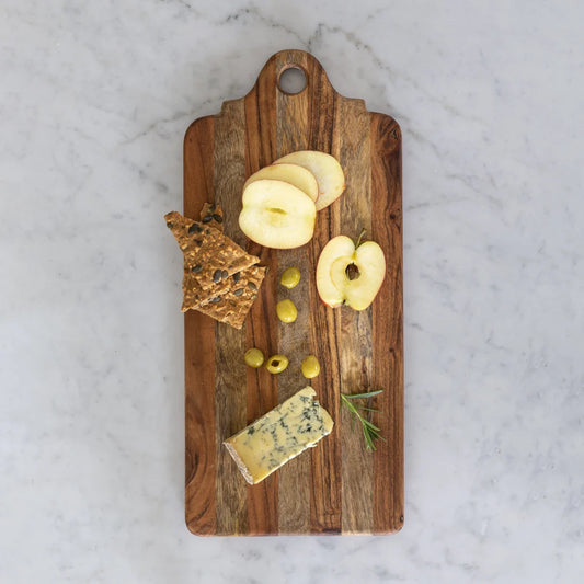 Acacia & Mango Striped Chopping Board