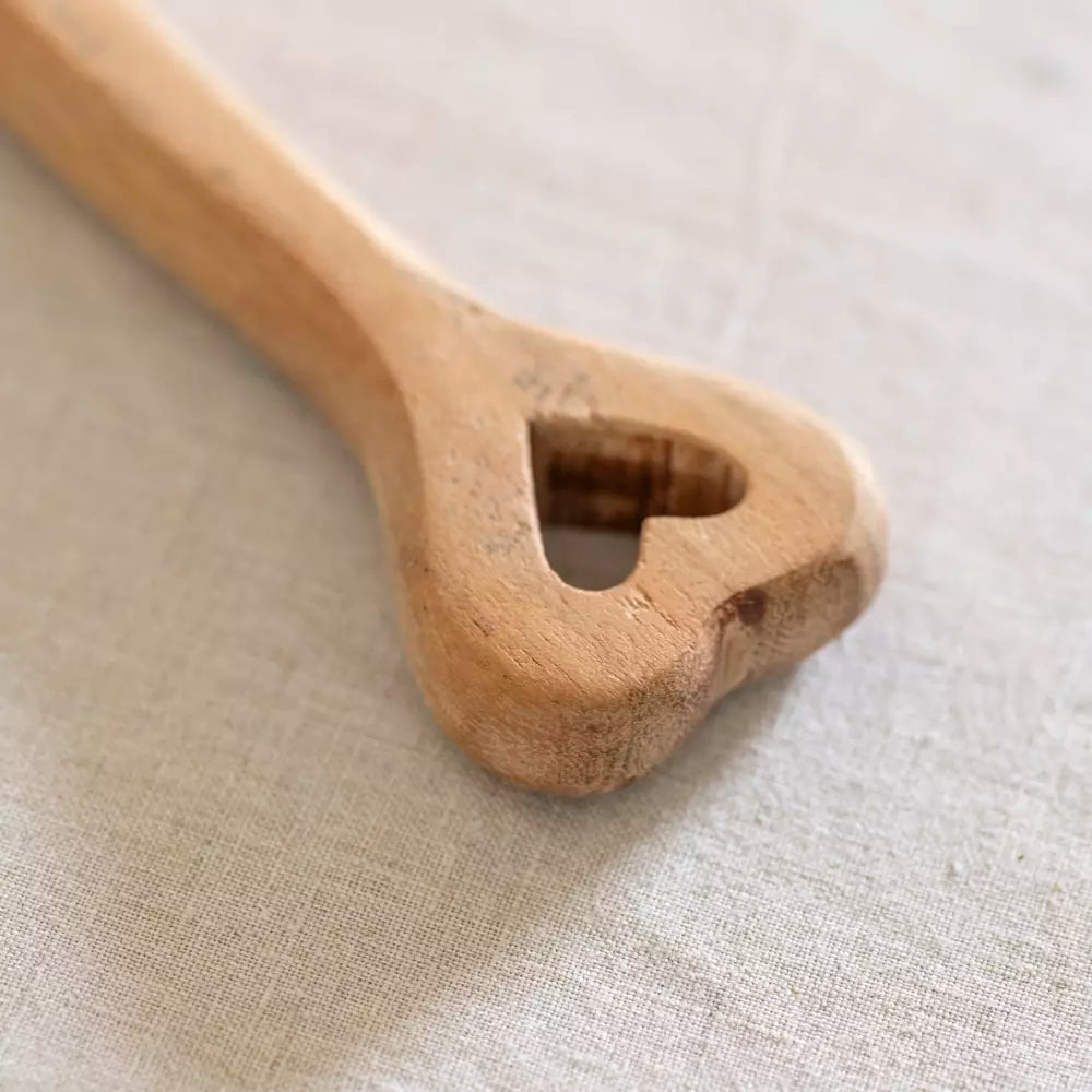 Acacia Wooden Heart Spoon
