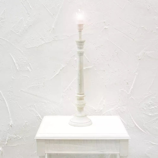 Mayling, Antique White Lamp Base