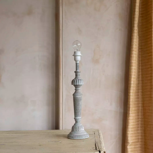 Constance, Antique Light Grey Lamp Base