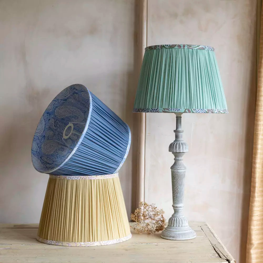 Cotton Lampshade, Peppermint - 35cm