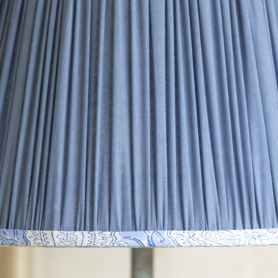Cotton Lampshade, Cornflower - 35cm