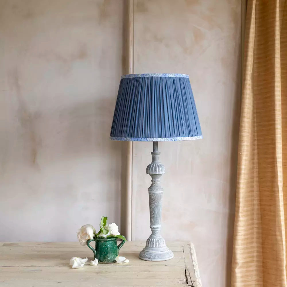 Cotton Lampshade, Cornflower - 35cm