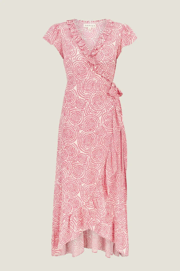 Demi Wrap Dress - Pink