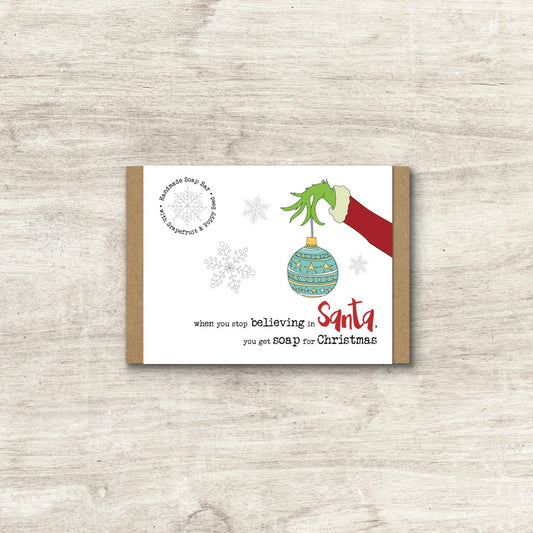 'believe in Santa' Soap