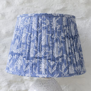 Floral Lampshade, Blue- 35cm