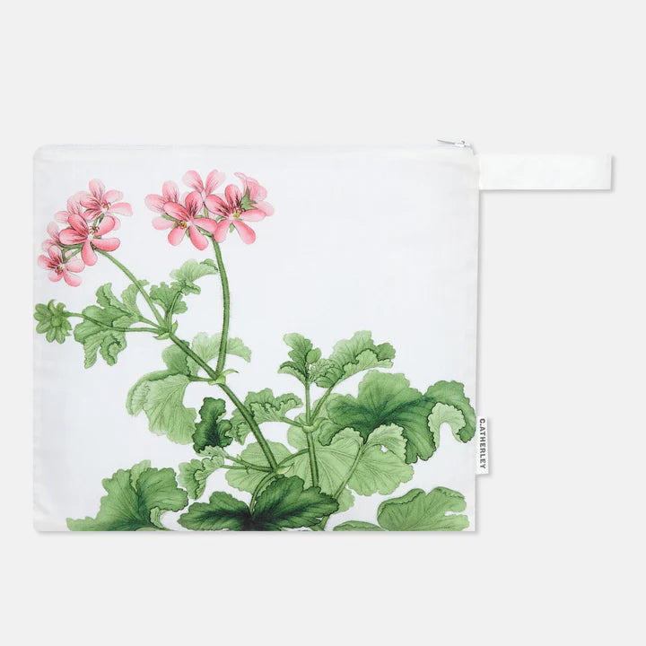 No. 4 Geranium Zip Purse
