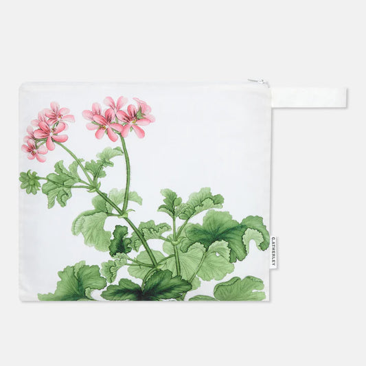 No. 4 Geranium Zip Purse