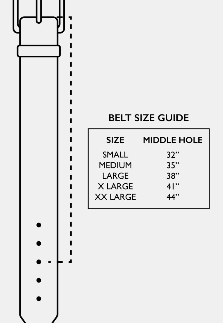 Cambridge Leather & Woven Belt