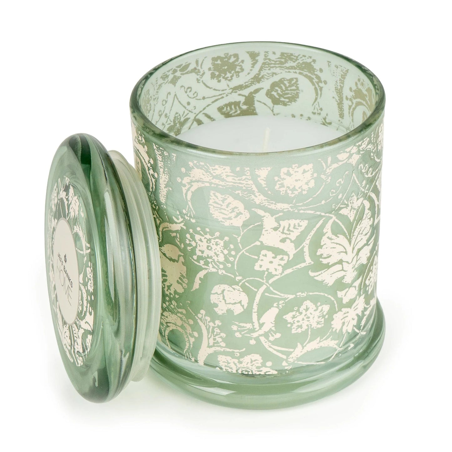 Large Candle Jar - Jacquard Sage