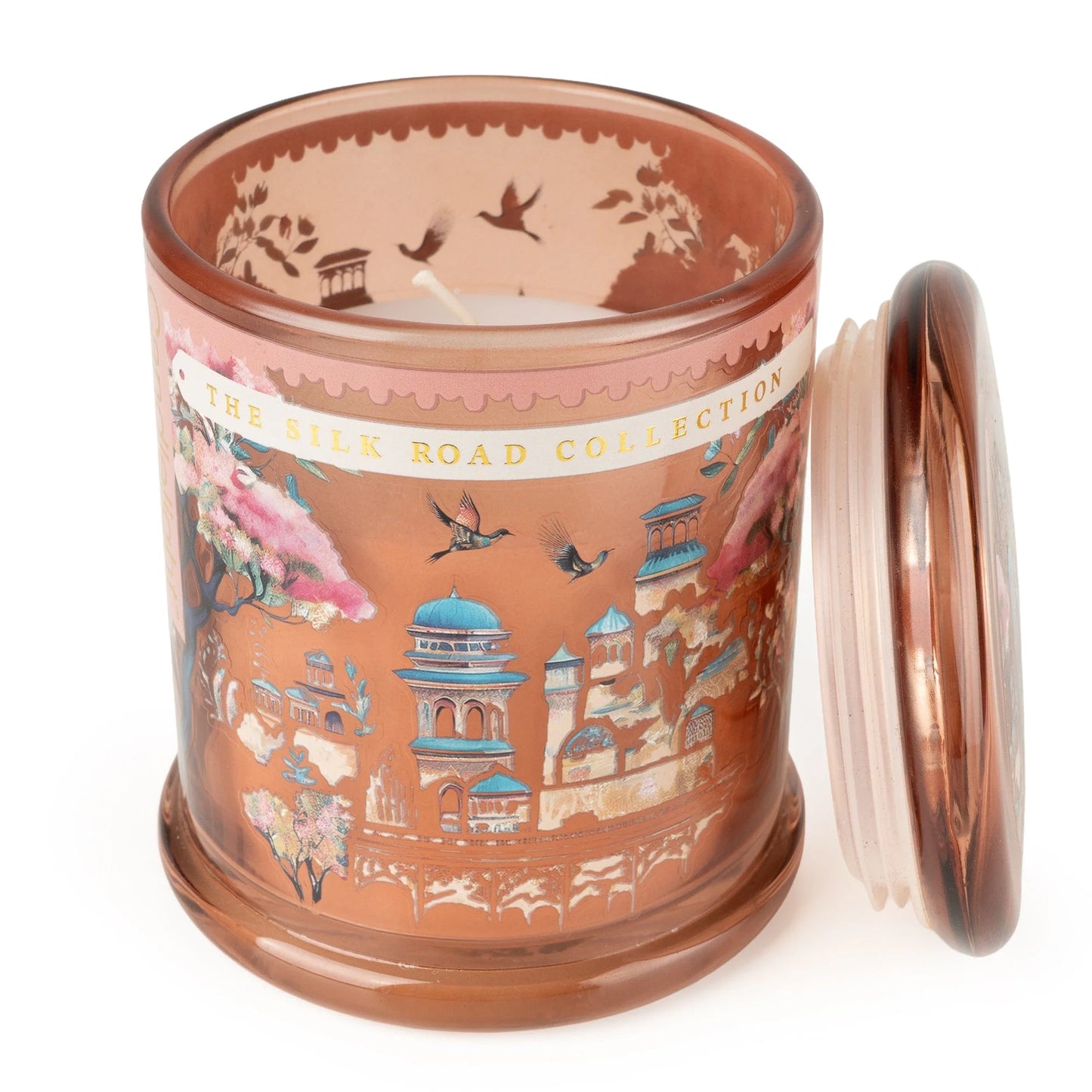 Large Candle Jar - Jhangye Pink