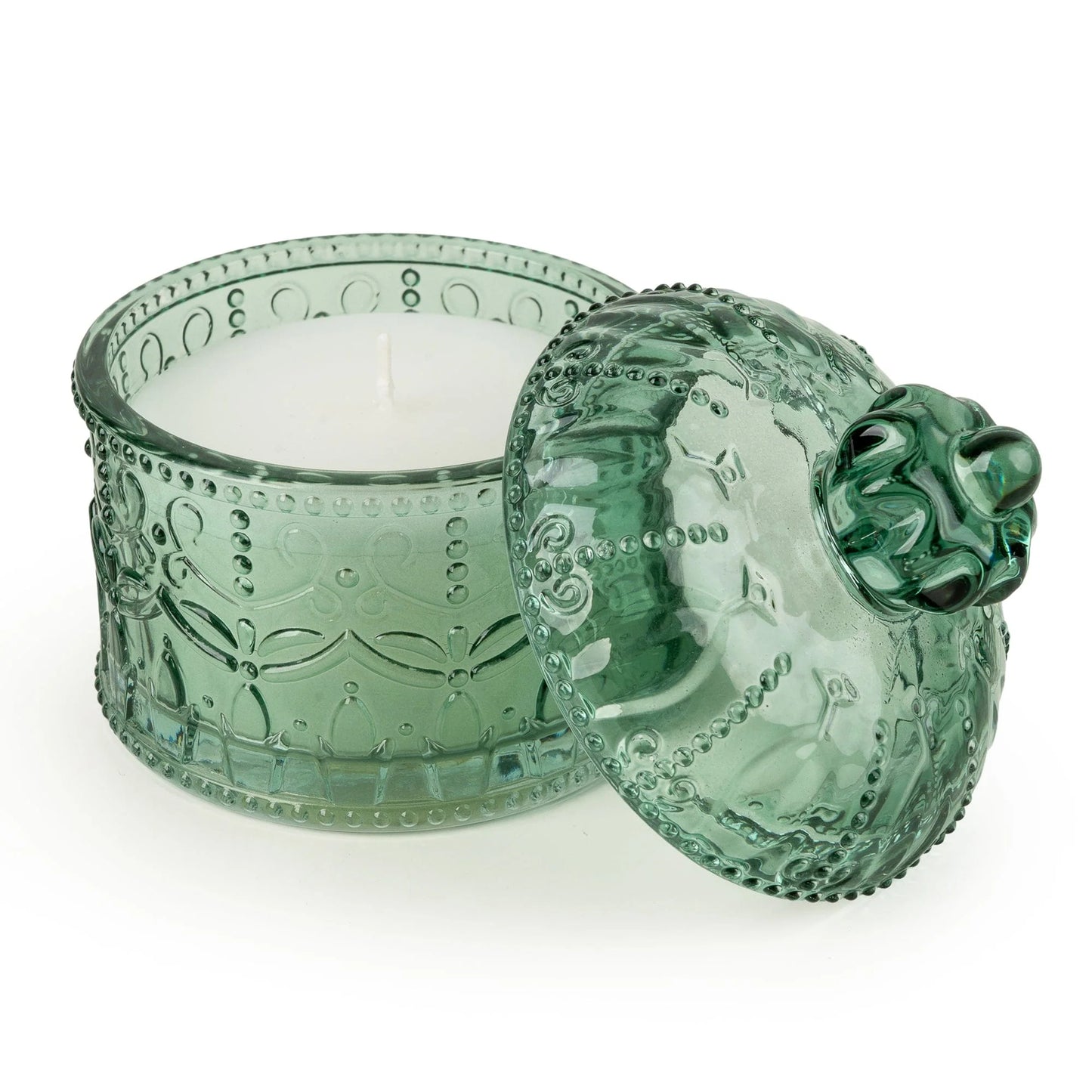 Round Embossed Candle Jar - Chengdu Duck Egg