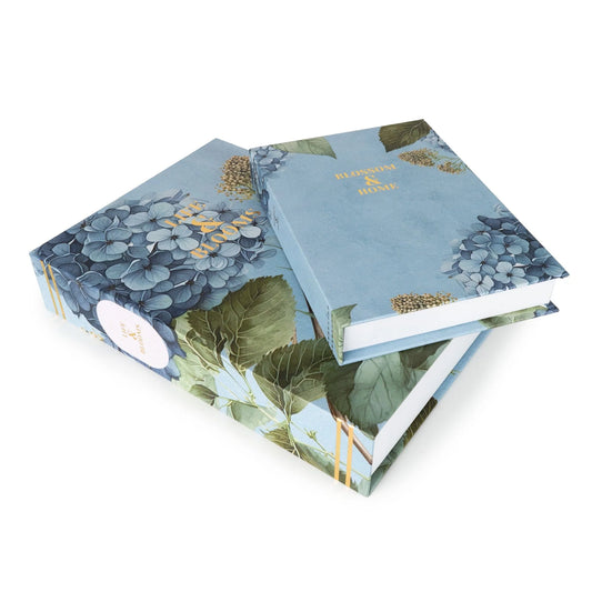 Set of 2 Storage Boxes - Hydrangea