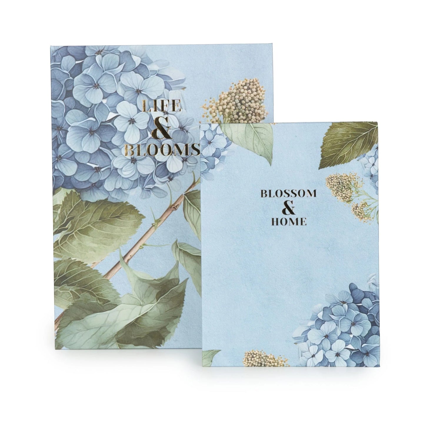 Set of 2 Storage Boxes - Hydrangea