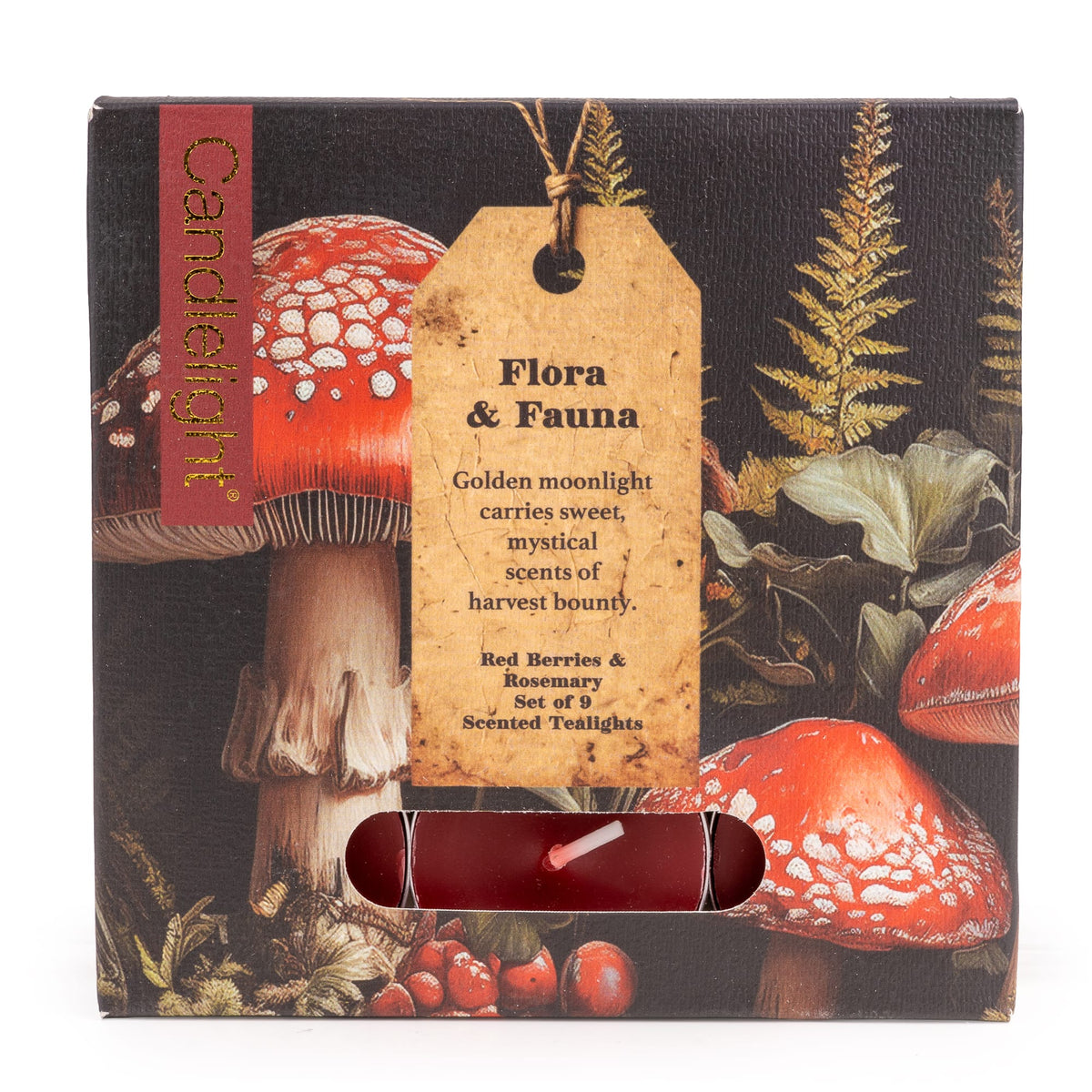 Toadstools Flaura & Fauna Tealights