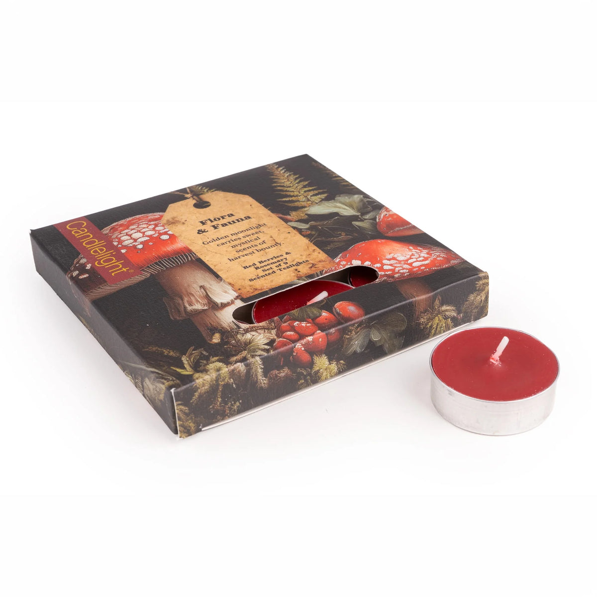 Toadstools Flaura & Fauna Tealights