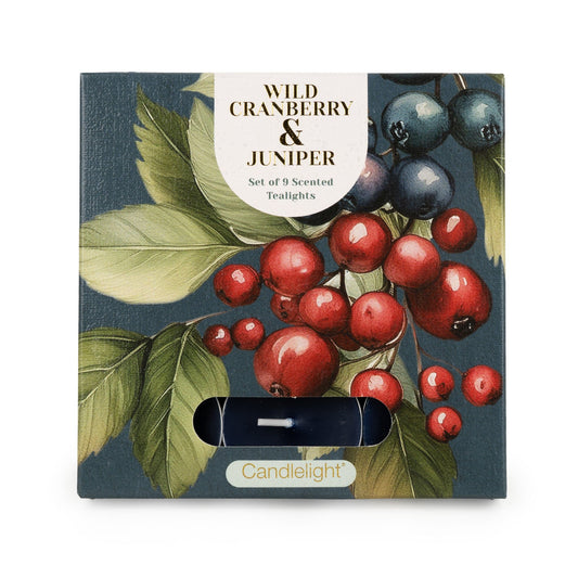 Cranberry & Juniper Tealights