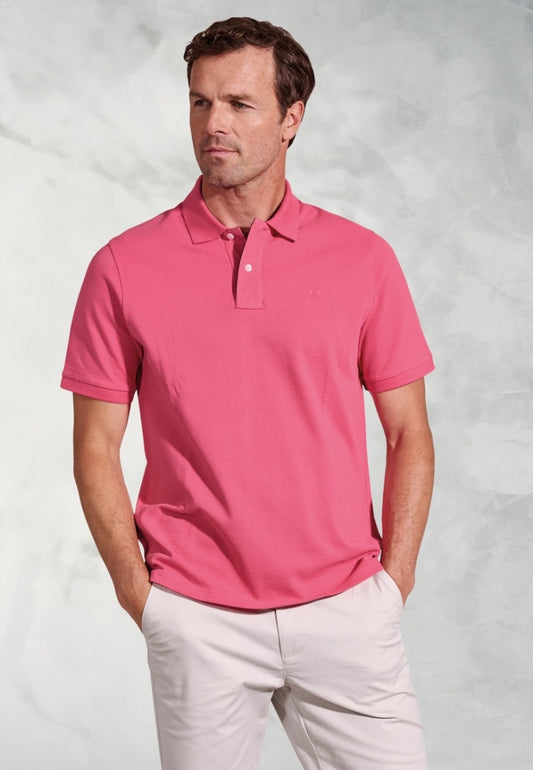 Firth - Rose, Pure Cotton Pique Polo